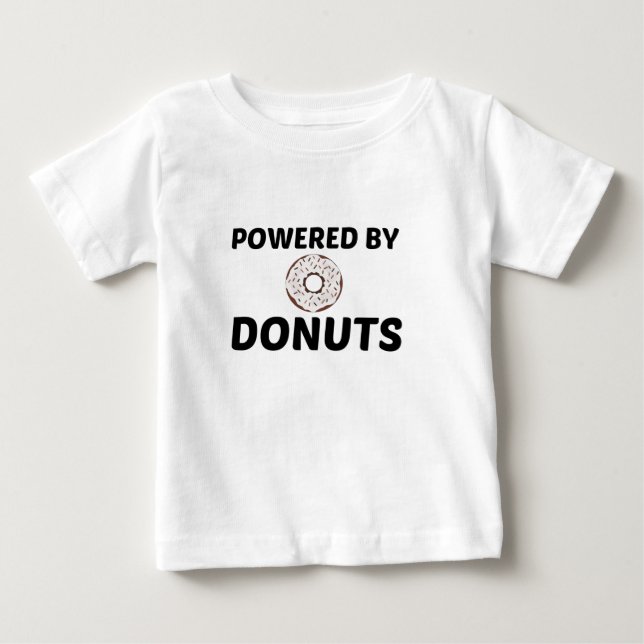 CAMISETA DE BEBÉ DONUTS POWERED (Anverso)