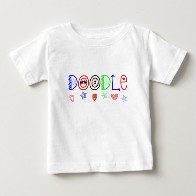 Camiseta De Bebé Doodle (Anverso)