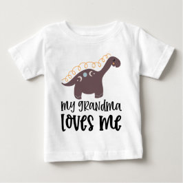 Camiseta De Bebé Doodle Dino 🦖 Mi abuela me ama