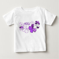 Doodle Hibiscus Toddler Tee