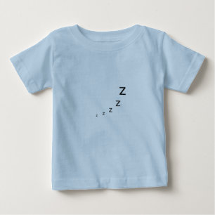 Camiseta de bebé dormilón lindo Zzz - Hora de la s