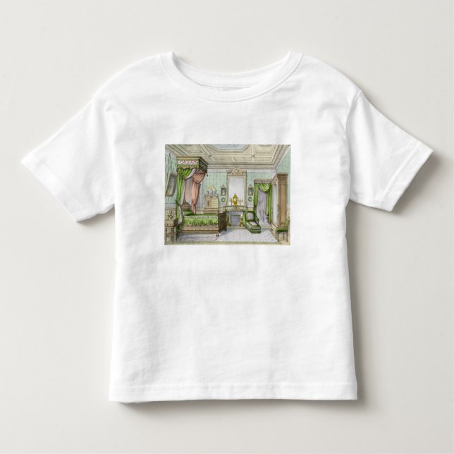 Camiseta De Bebé Dormitorio en el estilo del renacimiento (litho (Anverso)