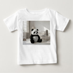 Camiseta De Bebé Dormitorio minimalista iluminado por el sol con pa