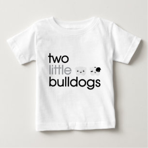 Camiseta De Bebé 'Dos Bulldoges pequeños jumpsuit para bebés