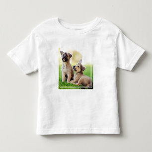Camiseta De Bebé Dos cachorros de pastor alemanes