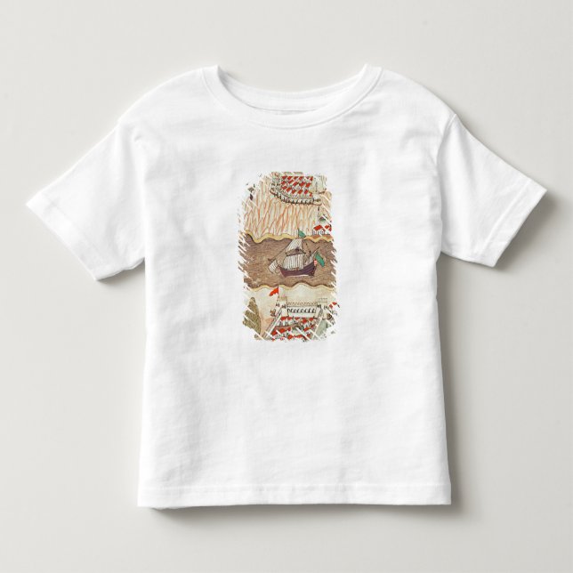 Camiseta De Bebé Dos castillos en el Mar Negro (Anverso)