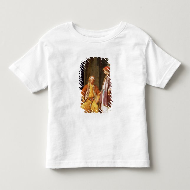 Camiseta De Bebé Dos comerciantes que conversan (Anverso)
