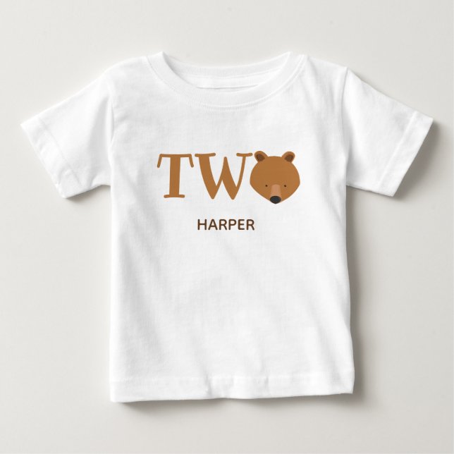 Camiseta De Bebé Dos cumpleaños (Anverso)