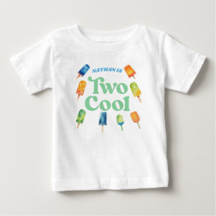 Camiseta De Bebé Dos cumpleaños de Guay Popsicle