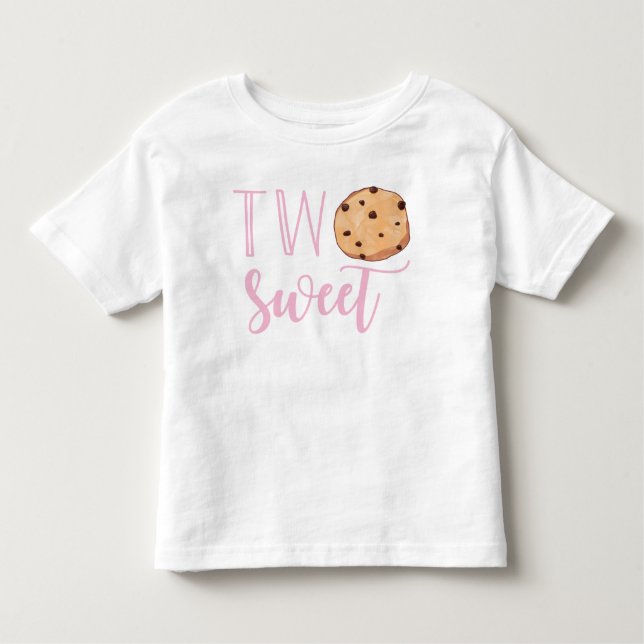 Camiseta De Bebé Dos dulces cumpleaños de Cocina Rosa (Anverso)