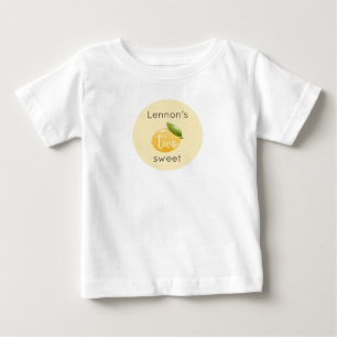 Camiseta De Bebé Dos dulces limón segundo cumpleaños