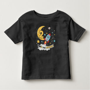Camiseta De Bebé Dos el segundo cumpleaños de la luna