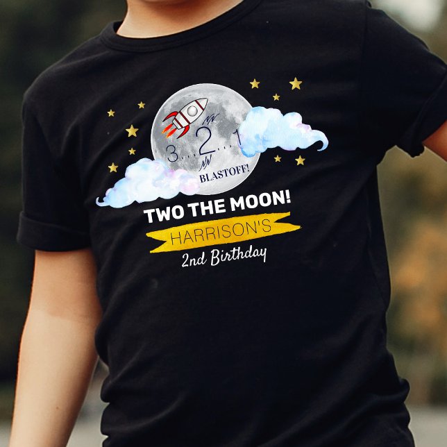 Camiseta De Bebé Dos El Segundo Cumpleaños De La Luna (Subido por el creador)