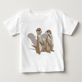 Camiseta De Bebé dos Erdmännchen con sombras