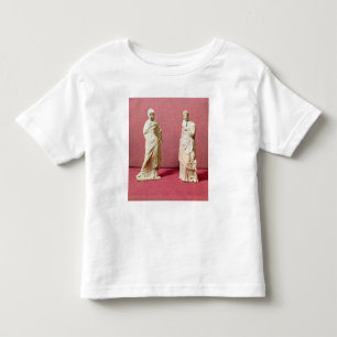 Camiseta De Bebé Dos estatuas de mujeres derechas de Tanagra