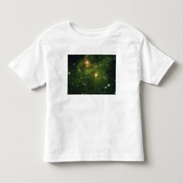 Camiseta De Bebé Dos estrellas brillantes (Anverso)