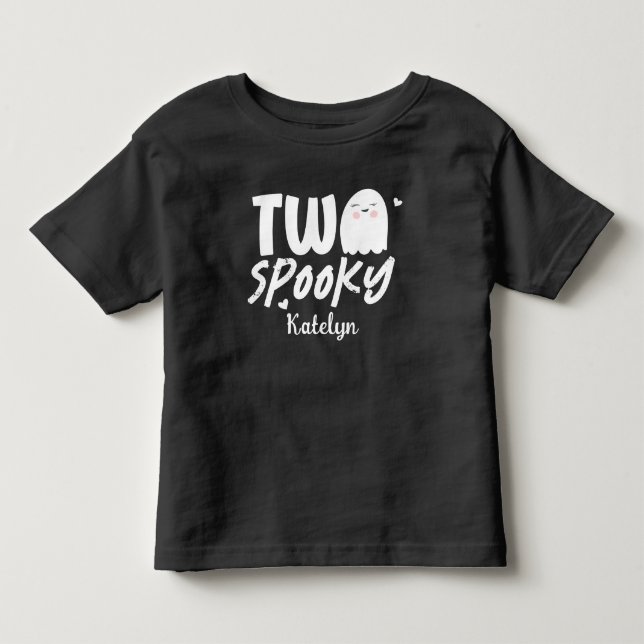 Camiseta De Bebé Dos fantasmagóricos cumpleaños de Halloween person (Anverso)