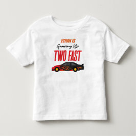 Camiseta De Bebé Dos Fiestas del segundo cumpleaños de la carrera a