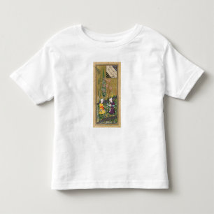 Camiseta De Bebé Dos figuras que leen y que se relajan en una