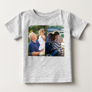 Camiseta De Bebé Dos fotos Crea tu propia foto 