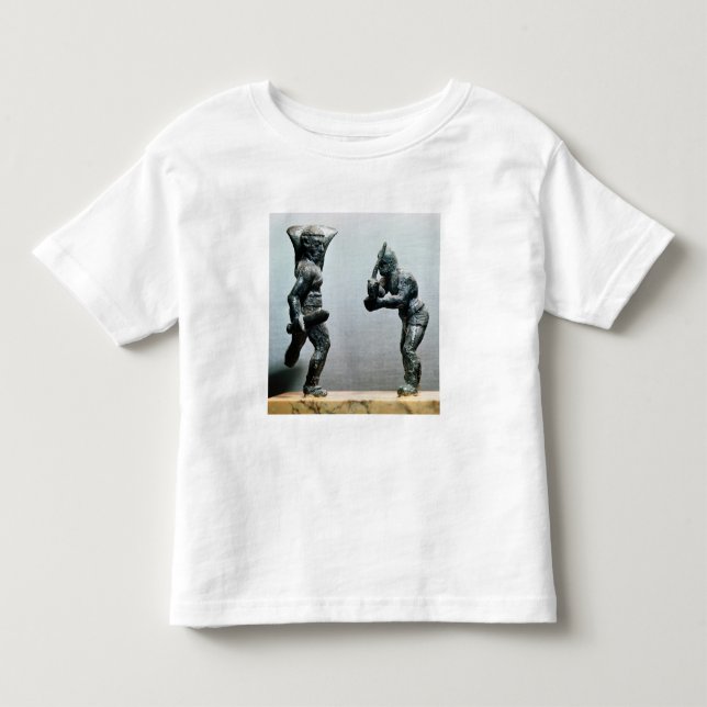 Camiseta De Bebé Dos gladiadores en combate (Anverso)