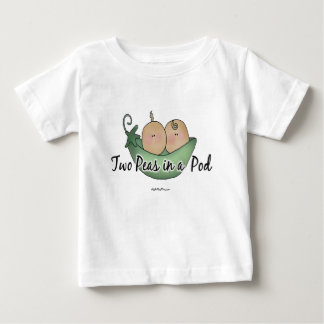 Camiseta De Bebé Dos guisantes en una vaina