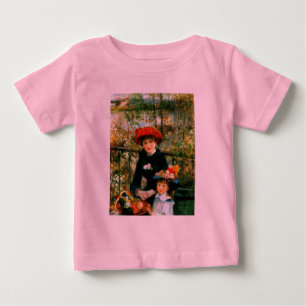 Camiseta De Bebé Dos hermanas en la terraza de Renoir