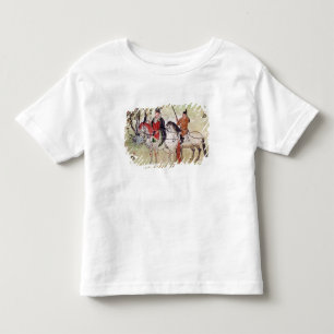 Camiseta De Bebé Dos jinetes en un paisaje