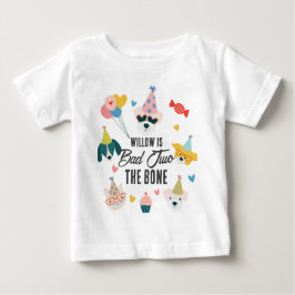 Camiseta De Bebé Dos malos los perros y globos de gato segundo cump
