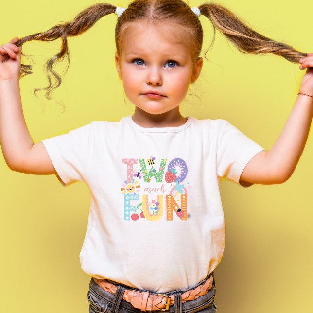 Camiseta De Bebé Dos mucho Diversión, Pastel Primavera Dos años de  (Subido por el creador)