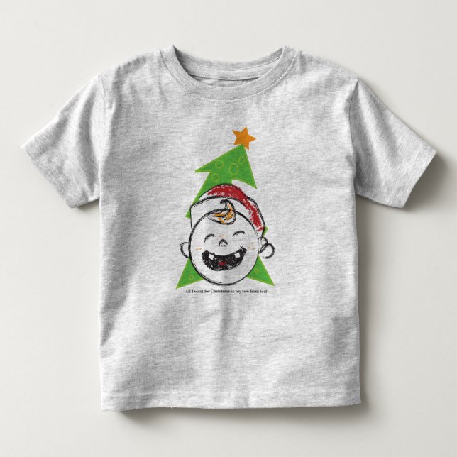 Camiseta De Bebé Dos navidad delantero de Teef (Anverso)
