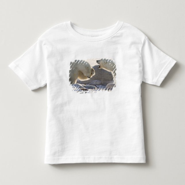 Camiseta De Bebé Dos osos polares (Anverso)