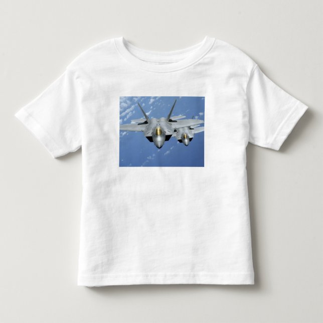 Camiseta De Bebé Dos raperos F-22 sobrevuelan el Océano Pacífico 2 (Anverso)