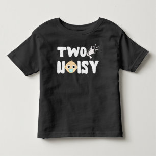 Camiseta De Bebé Dos ruidosos niños de regalo de cumpleaños de dos