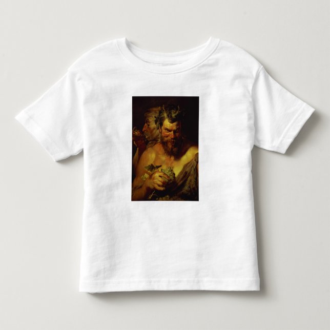 Camiseta De Bebé Dos sátiros (aceite en el panel) (Anverso)