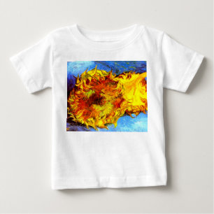 Camiseta De Bebé Dos Sunflowers Van Gogh