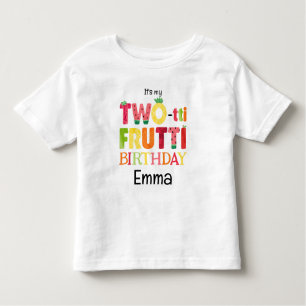 Camiseta De Bebé Dos tti Frutti Cutie Fruit 2 Fiesta de cumpleaños