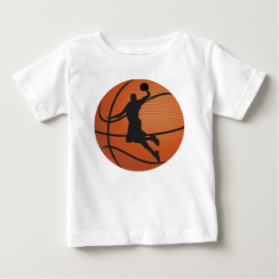 Camiseta De Bebé Dot de baloncesto