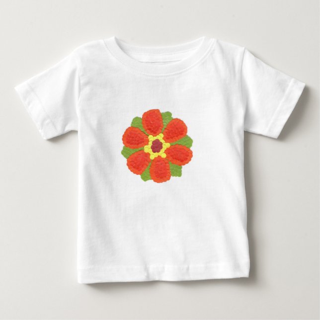 Camiseta De Bebé Dotty Flower Baby Romper (Anverso)