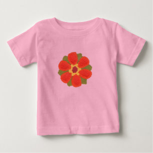 Camiseta De Bebé Dotty Flower Baby Tutu Bodysuit