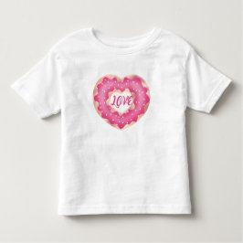 Camiseta De Bebé Doughnut Lover Pink