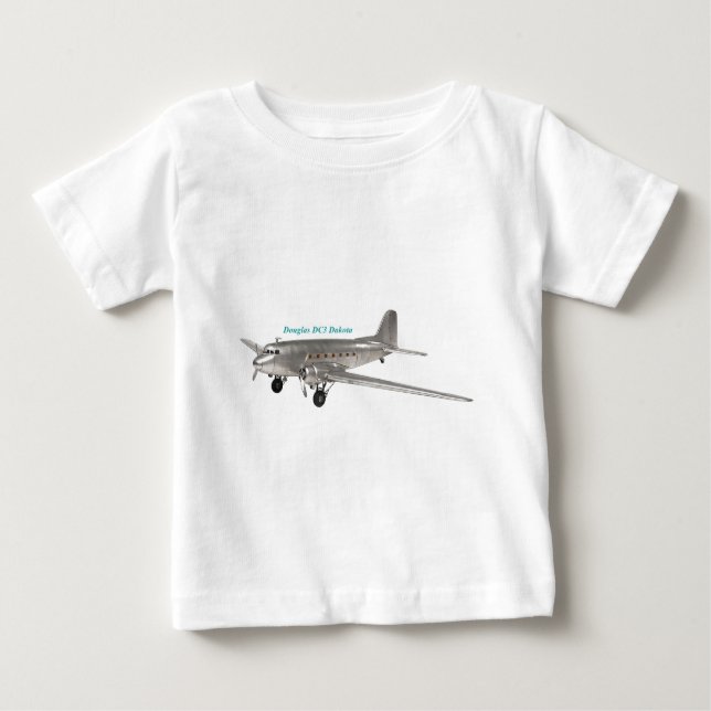 Camiseta De Bebé Douglas DC3 Dakota (Anverso)