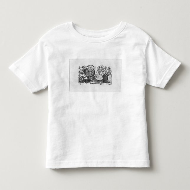 Camiseta De Bebé D'outretombe de Calavera du jarabe (Anverso)