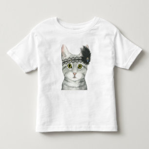 Camiseta De Bebé Downton Cat   Bejeweld Con Lace