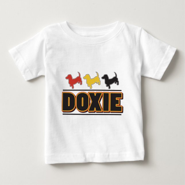 Camiseta De Bebé DOXIE-Word-COLOR (Anverso)