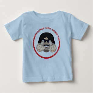 Camiseta De Bebé Dr. Olvidar la Violencia Velocidad Momentum T-Shir
