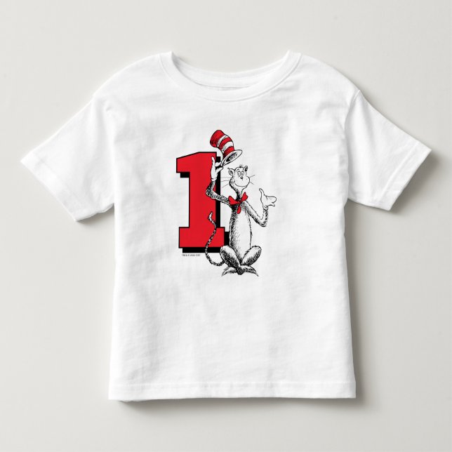 Camiseta De Bebé Dr. Seuss - Caracteres | Cumpleaños de los niños (Anverso)