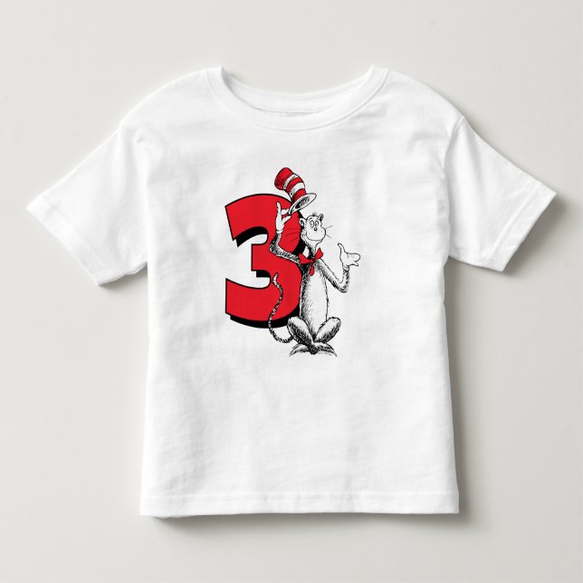 Camiseta De Bebé Dr. Seuss - Caracteres | Cumpleaños de los niños (Anverso)