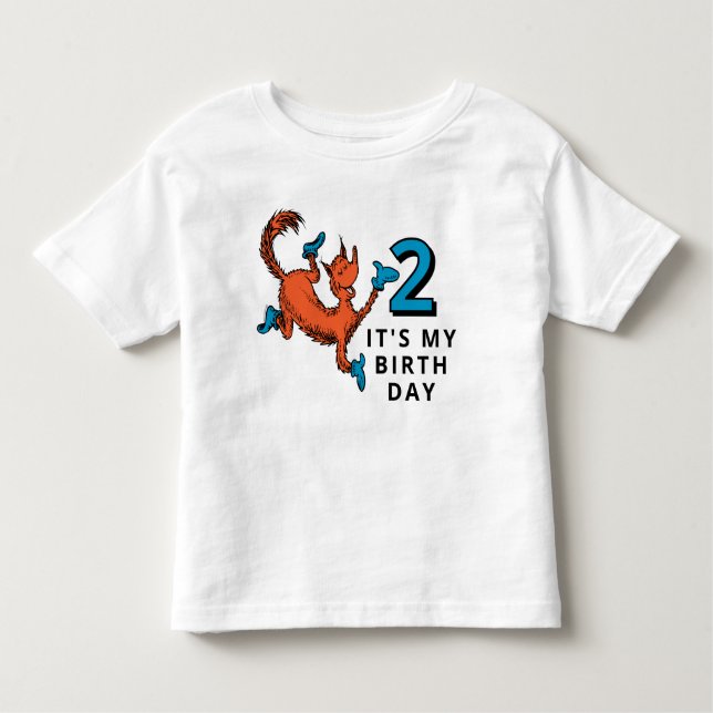 Camiseta De Bebé Dr. Seuss Character Confetti | Cumpleaños de los n (Anverso)