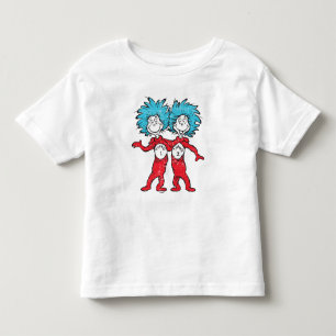 Camiseta De Bebé Dr. Seuss Cosa 1, Cosa 2 Sentados
